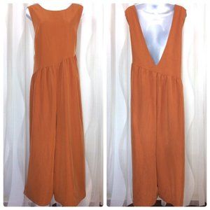 Asos Smock Jumpsuit 12 Wide Leg Palazzo Jumper